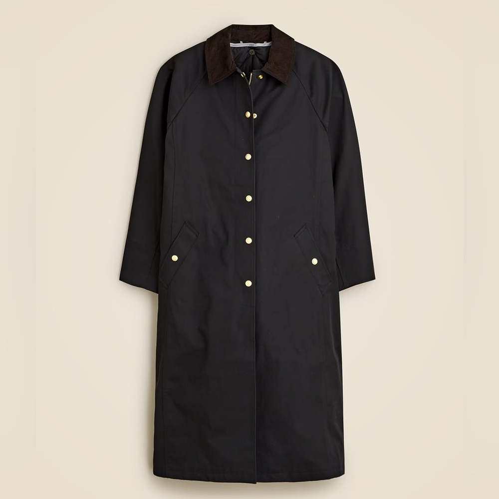 J.Crew Long Barn Jacket™ in waxed cotton twill - NWT - Size X-Small